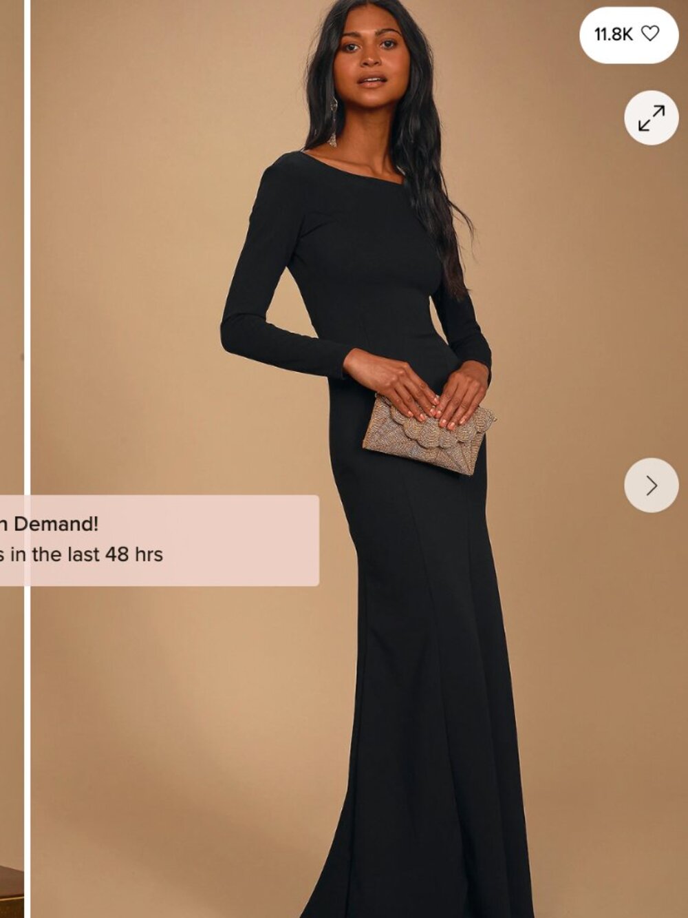 Formal Floor Length Lulu's Dress - NEW